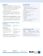 Preview for 2 page of Multitech ZDXModemRack EN61000-3-2 Brochure & Specs