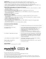 Preview for 9 page of Munchkin MK0040-002 Manual