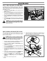 Preview for 24 page of Murray 425016x48A Instruction Book