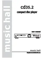 MUSIC HALL CD35.2 User Manual preview