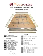 Preview for 1 page of Musicmakers 17/16 Hammered Dulcimer Kit Assembly Instructions Manual