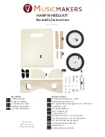 Preview for 1 page of Musicmakers HARP WHEELS KIT Assembly Instructions Manual