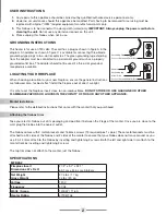 Preview for 3 page of Muskoka MFB28-2 Use & Care Manual