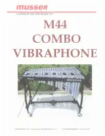 Musser M44 combo User Manual preview