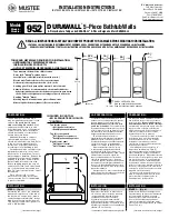 Preview for 1 page of Mustee DURAWALL 952 Installation Instructions