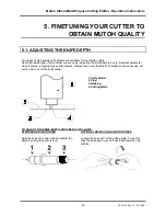 Preview for 43 page of MUTOH Ultima 1400 Operation Instructions Manual