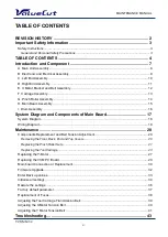 Preview for 4 page of MUTOH ValueCut VC-1300 Maintenance Manual