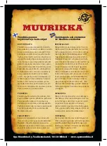 MUURIKKA 78 Maintenance Instructions preview