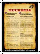 Preview for 2 page of MUURIKKA 78 Maintenance Instructions
