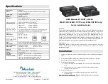 MuxLab 500451-TX Quick Installation Manual preview