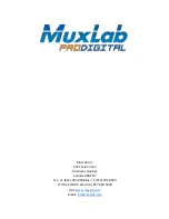 Preview for 100 page of MuxLab 500826 User Manual