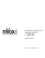 Preview for 8 page of MVOX electronics miniVox MV100 Owner'S Manual