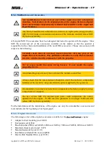 Preview for 17 page of MW Fly B22 AeroPower Operation Manual