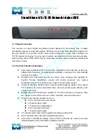 Preview for 1 page of MWR C1004 Product Overview