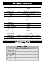 Preview for 4 page of My Clean Buddy PW018 User Manual