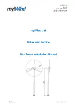 Preview for 1 page of my!WIND 10 kW wind turbine Installation Manual