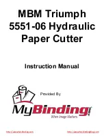 MyBinding EBA 551-06 Instruction Manual preview