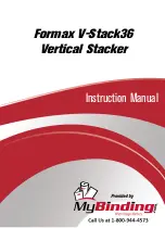 Preview for 1 page of MyBinding Formax V-Stack36 Instruction Manual