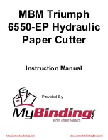 Preview for 1 page of MyBinding IDEAL 4810-95 Instruction Manual