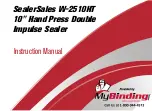 Preview for 1 page of MyBinding SealerSales W-2510H Instruction Manual