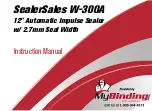 MyBinding SealerSales W-300A Instruction Manual preview