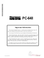 Preview for 3 page of MyBinding Standard PC II- Instruction Manual