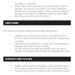 Preview for 4 page of Mychanic 52601 Operating Instructions Manual