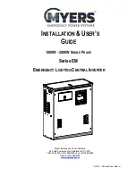 MYERS EM Series Installation & User Manual preview