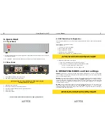 Preview for 4 page of MyTek Brooklyn AMP Owner'S Manual