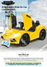 Mytopia Rovo Kids Lamborghini User Manual preview