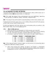 Preview for 22 page of N-Com Bluetooth Kit3 PLUS User Instructions And Safety