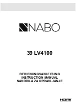 NABO 39 LV4100 Instruction Manual preview