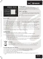 Preview for 5 page of Nacon GM-300 Instruction Booklet