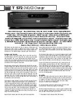 Preview for 1 page of NAD T 572 Specifications