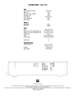 Preview for 2 page of NAD T 572 Specifications