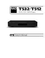 NAD T512 Owner'S Manual preview