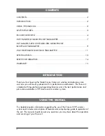 Preview for 2 page of Nady Systems DigiTRU Diversity ENCORE II Owner'S Manual