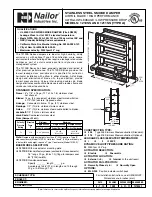 Preview for 1 page of Nailor 1210SS Manual