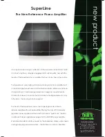 NAIM SUPERLINE - Brochure preview