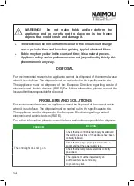 Preview for 14 page of NAIMOLI TECH Thin padding User Manual