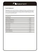 Preview for 2 page of Nakamichi NBF80A User Manual