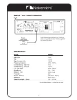 Preview for 6 page of Nakamichi NBF80A User Manual