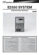 Preview for 1 page of Nakanishi E2530 SYSTEM Operation Manual