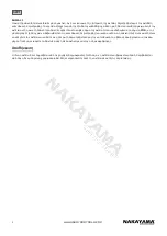 Preview for 6 page of Nakayama NP1160 Instructions Manual