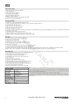 Preview for 4 page of Nakayama NS2630 User Manual