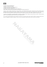 Preview for 34 page of Nakayama SP9700 User Manual