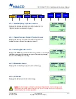 Preview for 74 page of Nalco 3D TRASAR Series Installation And Operation Manual