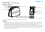 Preview for 2 page of NANLITE NANLINK WS-TB-1 User Manual
