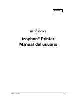 Preview for 51 page of Nanosonics trophon printer User Manual