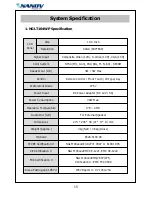 Preview for 16 page of nanov NGLT104WP User Manual